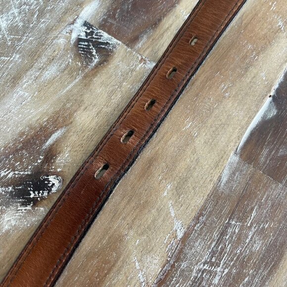 Oleg Cassini Vintage Glove Leather Black Belt Size 38 - Picture 6 of 16